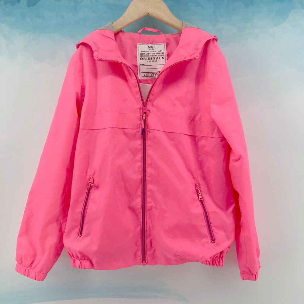 Marks & Spencer Pink Kids Raincoat